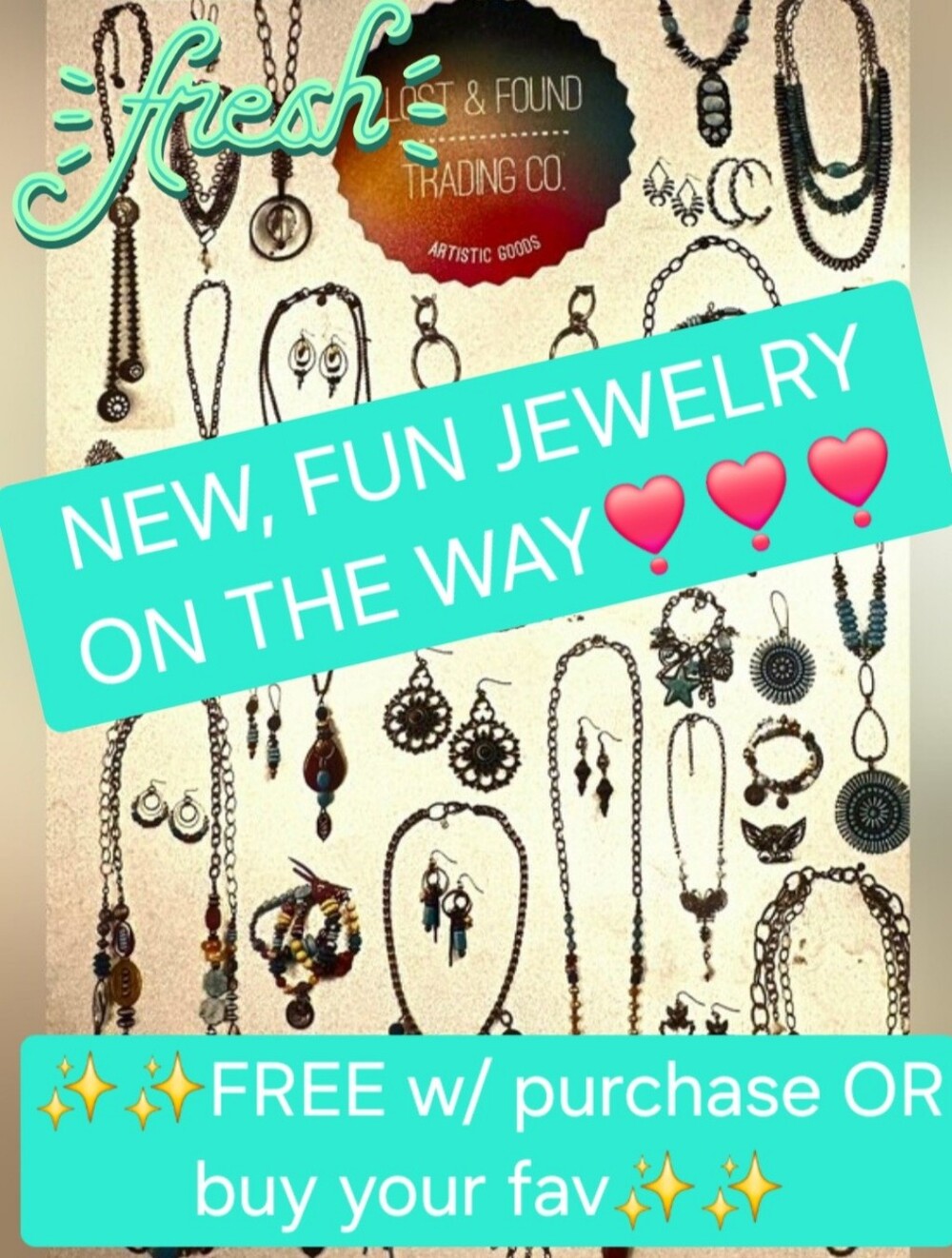 ❣️FREE NECKLACE - W $225 ORDER❣️